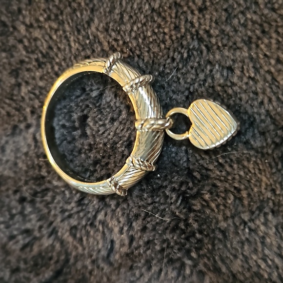 Judith Ripka sterling and cz ring size 10 - Picture 2 of 4